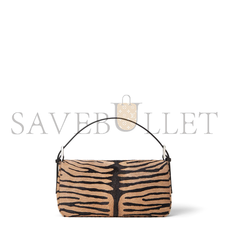 FENDI BAGUETTE® 26424 TIGER-PRINT PONY-EFFECT LEATHER RE EDITION BAG 8BR850B16BF0ERR (26*14*4cm)